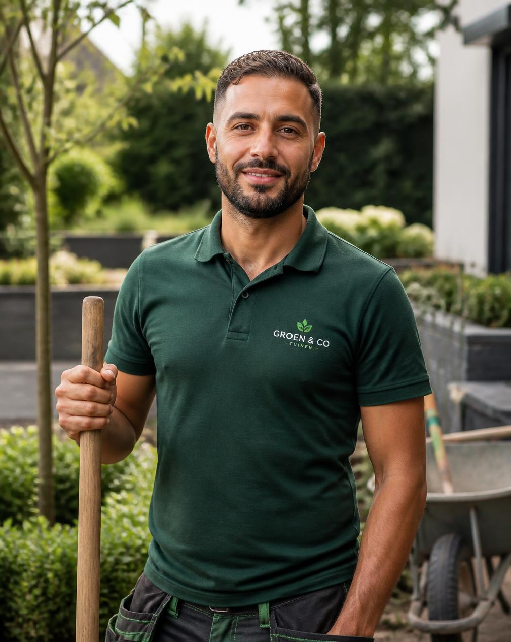 Mouhamed Barakat, eigenaar van MB Hoveniersbedrijf
