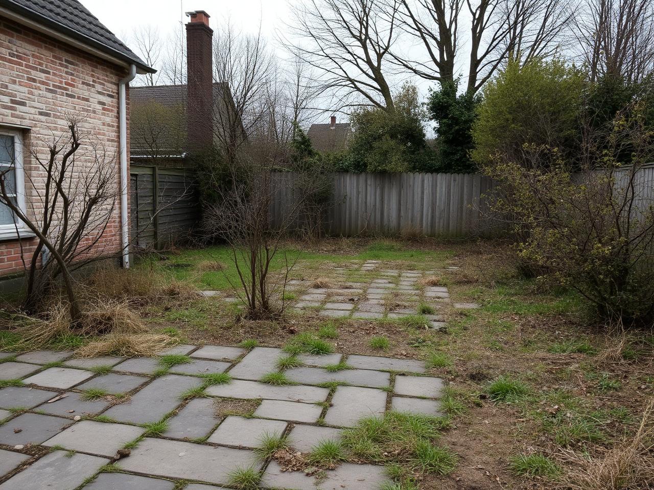 Complete tuinrenovatie — voor